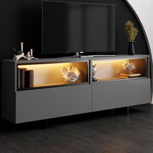 Imagine Comoda TV, Hanah Home, Ekol Up, 180x67x32 cm, Antracit