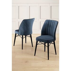 Imagine Set scaune 2 piese, Hanah Home, Nuna, Antracit / Negru
