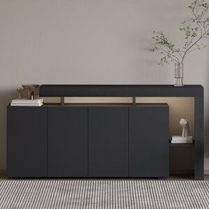 Imagine Consola, Hanah Home, Beliz, 170x80x35 cm, Antracit