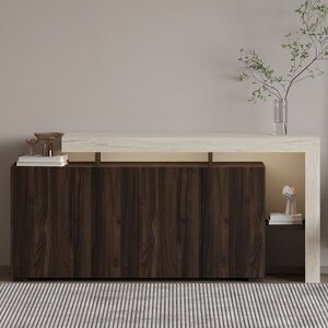 Imagine Consola, Hanah Home, Beliz, 170x80x35 cm, Travertin / Nuc