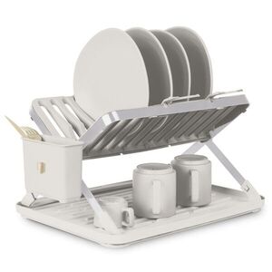 Imagine Scurgator de vase cu 2 etaje Berlinger Haus, Sahara, 48x35.4x27.2 cm, inox/plastic, crem mat