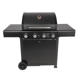 Imagine Gratar cu gaz Berlinger Haus, Outdoor, 60x41.5 cm, 2.2 KW x 4, negru