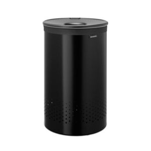 Imagine Cos de rufe, Brabantia, Matt, 60 L, 38x38x63.5 cm, otel, negru mat