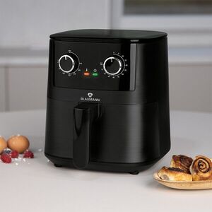 Imagine Friteuza cu aer cald Blaumann, Black Silver, 5 L, 1180W-1400W, negru