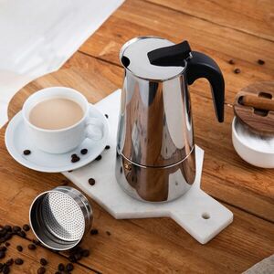 Imagine Filtru cafea Astar Mokka, Homla, 11x21 cm, 0.3 L, inox/plastic, argintiu