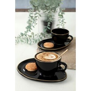 Imagine Set pentru ceai, Hermia, 275KRM1794, Dimensiune farfurie desert: 20 cm (2 bucăți), Multicolor