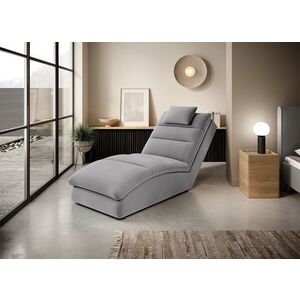 Imagine Sezlong living ELTAP, TAC-03NU, Taco, 170x85x95 cm, lemn/poliester, gri deschis
