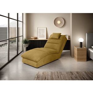 Imagine Sezlong living ELTAP, TAC-45LO, Taco, 170x85x95 cm, lemn/poliester, mustar