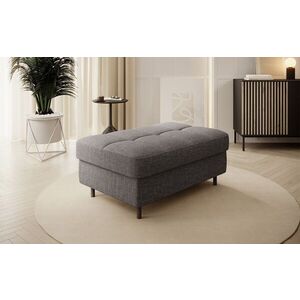 Imagine Taburet cu spatiu pentru depozitare ELTAP, Gomsi, 104x72x45 cm, lemn/poliester, gri