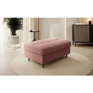Imagine Taburet cu spatiu pentru depozitare ELTAP, Gomsi, 104x72x45 cm, lemn/poliester, somon