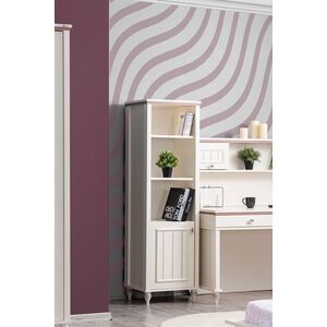 Imagine Corp biblioteca, Hanah Home, Ezgi, 50x164x42 cm, PAL, Crem deschis