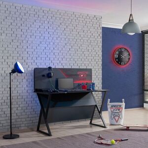 Imagine Birou, Hanah Home, Gaming Zone, 140x120x60 cm, PAL, Antracit