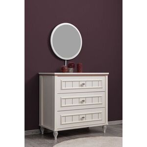 Imagine Dulap, Hanah Home, Ezgi, 82x79x42 cm, PAL, Crem deschis