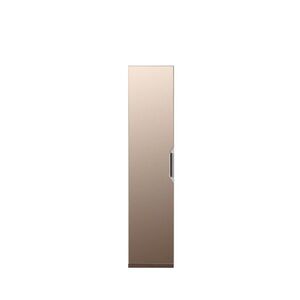 Imagine Dulap pentru haine, Hanah Home, Milano 1, 45x200x60 cm, PAL, Alb/Maro