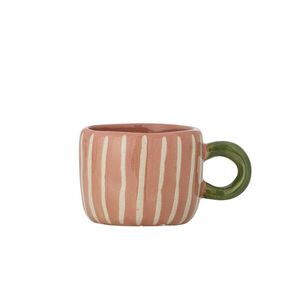 Imagine Ceasca, Bloomingville, Nini Lines, 7x6 cm, 100 ml, ceramica, roz