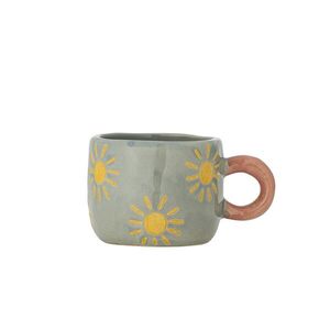 Imagine Ceasca, Bloomingville, Nini Sun, 7x6 cm, 100 ml, ceramica, albastru