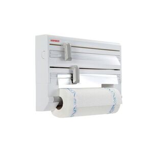 Imagine Suport pentru role de hartie/folie aluminiu/folie plastic, Leifheit, Parat, plastic, alb