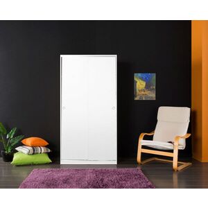 Imagine Dulap pentru haine, Hanah Home, Swd-431-By-2, 94x182x52 cm, Alb