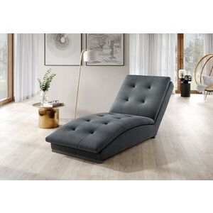 Imagine Sezlong living ELTAP, DOR-04VE, Doro, 170x85x95 cm, poliester, gri inchis