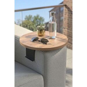 Imagine Masuta pentru cotiera canapea, Hanah Home, Artmtksofa1, 32x10x32 cm, Stejar