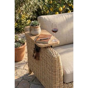 Imagine Masuta pentru cotiera canapea, Hanah Home, Artmtksofa2, 32x10x32 cm, Stejar