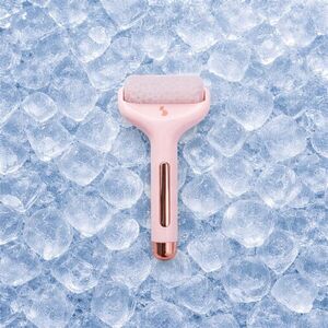 Imagine Aparat pentru masaj facial cu gheata Ice Roller, Beper, roz