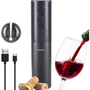 Imagine Tirbuson reincarcabil prin USB Beper, ABS, negru