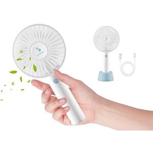 Imagine Ventilator USB, Beper, 4W, 3 viteze, alb/albastru