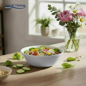 Imagine Set 6 boluri salata Aida, Art of Dining by Heinner, 16 cm, opal, alb