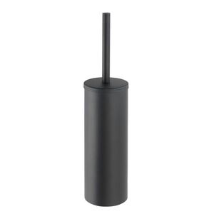 Imagine Perie pentru toaleta cu suport de prindere Bosio, Wenko Power-Loc®, 40.5 x 13 x 9 cm, inox, negru