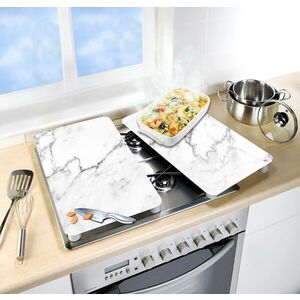 Imagine Set 2 protectii universale pentru aragaz Wenko Marble