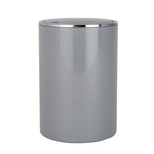 Imagine Cos de gunoi, Wenko, Inca, 5 L, 18.5 x 25.5 cm, plastic, gri