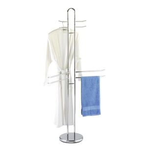 Imagine Suport pentru prosoape, Wenko, Exclusive Palermo, 55.5 x 168 x 28.5 cm, inox