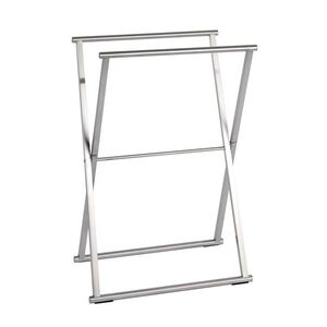 Imagine Suport pentru prosoape, Wenko, Lava, 53.5 x 80.5 x 35 cm, inox, argintiu