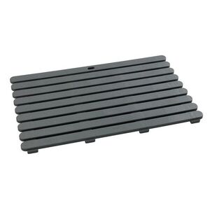 Imagine Covoras de baie, Wenko, Duckboard Indoor & Outdoor Grey, 50 x 80 cm, plastic, gri