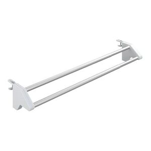 Imagine Uscator de rufe extensibil pentru calorifer, Wenko, Standard, 2 m capacitate de uscare, 62 - 110 x 11.5 x 13 cm, aluminiu/plastic