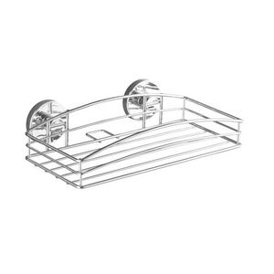 Imagine Polita pentru baie, Wenko, Vacuum-Loc®, 26 x 6.5 x 14 cm, metal