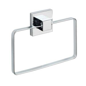 Imagine Suport pentru prosoape, Wenko, Quadro Vacuum-Loc®, 18.5 x 14 x 3.5 cm, inox/plastic