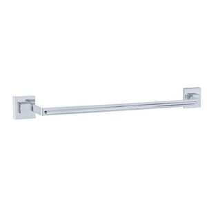 Imagine Suport pentru prosoape, Wenko, Uno Quadro Vacuum-Loc®, 60.5 x 6 x 5 cm, inox/plastic