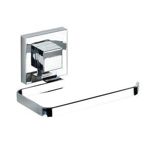 Imagine Suport pentru hartie igienica, Wenko, Quadro Vacuum-Loc®, 14 x 6 x 11 cm, inox/plastic