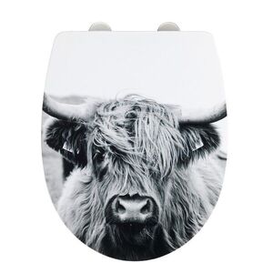 Imagine Capac de toaleta Yak, Wenko, 36.5x45 cm, termoplastic/inox, multicolor
