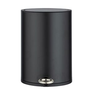 Imagine Cos de gunoi cu pedala, Wenko, Monza Black Matt, 3 L, inox/plastic, negru