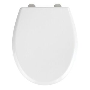 Imagine Capac de toaleta cu sistem automat de coborare, Wenko, Gubio, 37 x 44.5 cm, duroplast