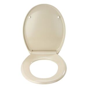 Imagine Capac de toaleta cu sistem automat de coborare, Wenko, Premium Ottana, 37.5 x 45 cm, duroplast, bej