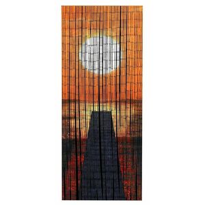 Imagine Perdea decorativa pentru usa, Maximex, Bamboo, hand-made, 90 x 200 cm, bambus, multicolor