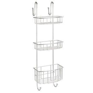 Imagine Etajera pentru dus, Wenko, Caddy, 3 rafturi, 22.5 x 22 x 70 cm, inox