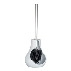 Imagine Perie pentru toaleta cu suport, Wenko, Drop Neo, 40 x 13.5 x 14 cm, ceramica, alb