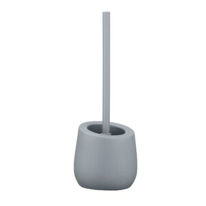 Imagine Perie pentru toaleta cu suport, Wenko, Badi, 13.5 x 13.5 x 38 cm, ceramica, gri