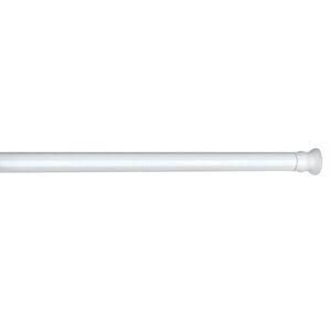 Imagine Bara extensibila pentru perdeaua de dus, Wenko, Extra Strong, 110-185 cm, Ø 2.8 cm, aluminiu, alb
