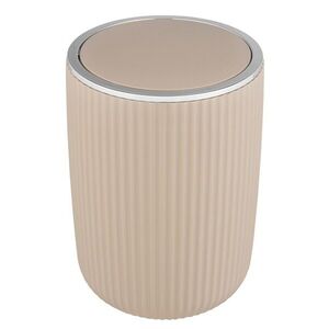 Imagine Cos de gunoi, Wenko, Agropoli L, 5.5 L, 19 x 27 x 19 cm, plastic, bej